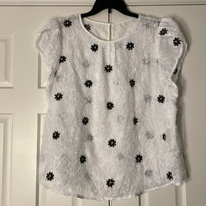 New Shein Daisy Floral Blouse Size 3XL